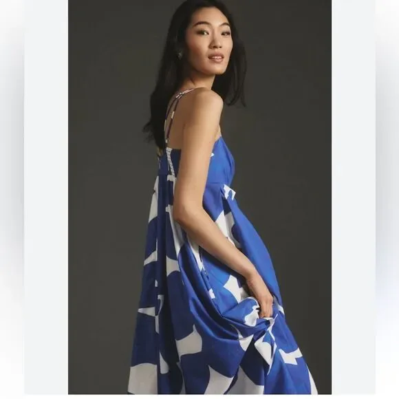 Sleeveless Babydoll Midi DressAnthropologie 1X